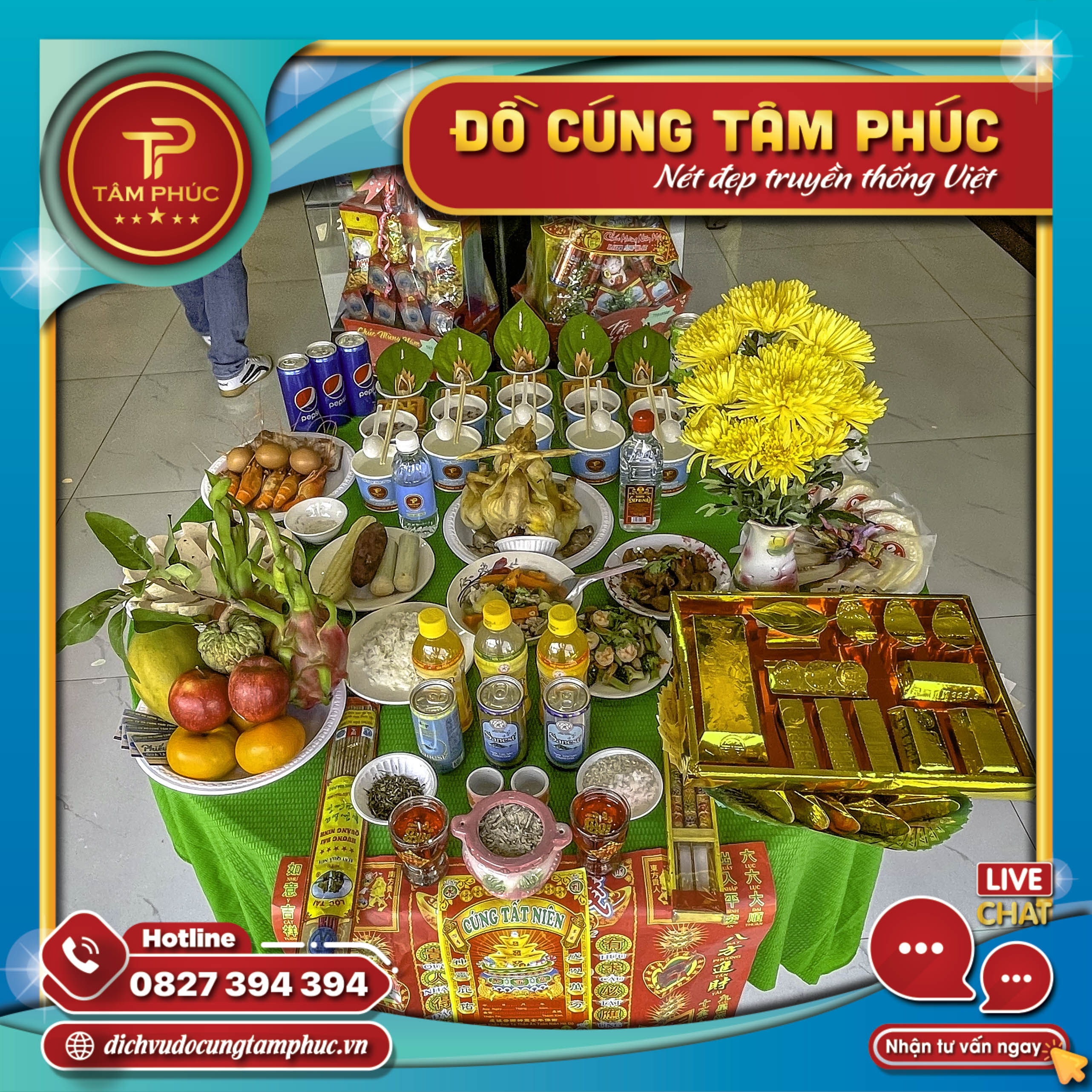 Lễ Vật Cần Có Trong Mâm Cúng Tất Niên.